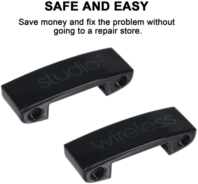 Alt view image 7 of 7 - Studio 3 Replacement Headband & Hinge Replacement for Beats Studio3 Headphone,Durable Parts Accessories Repair Kit Set(Matte Black)