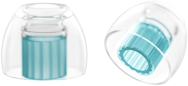 Main image of W1 for IEM - MS - Patented Medical-Grade Silicone Ear Tips, Double W-Shaped Tube Core, More Stability