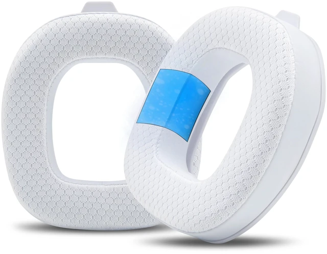 Main image of Freeze A50 - Cooling Gel Earpads for Astro A50 Gen 4, Gen 5 & A50X Made by Wicked Cushions Improved Durability, Thickness & Sound Isolation White