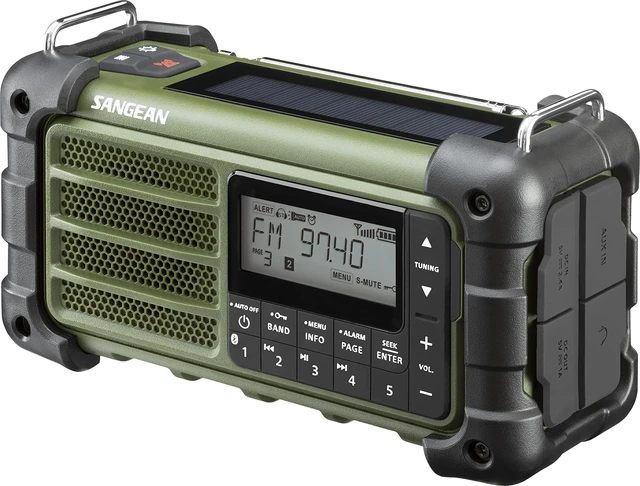 Alt view image 2 of 6 - MMR-99 AM/FM Bluetooth Weather Emergency Radio, Multi-Powered