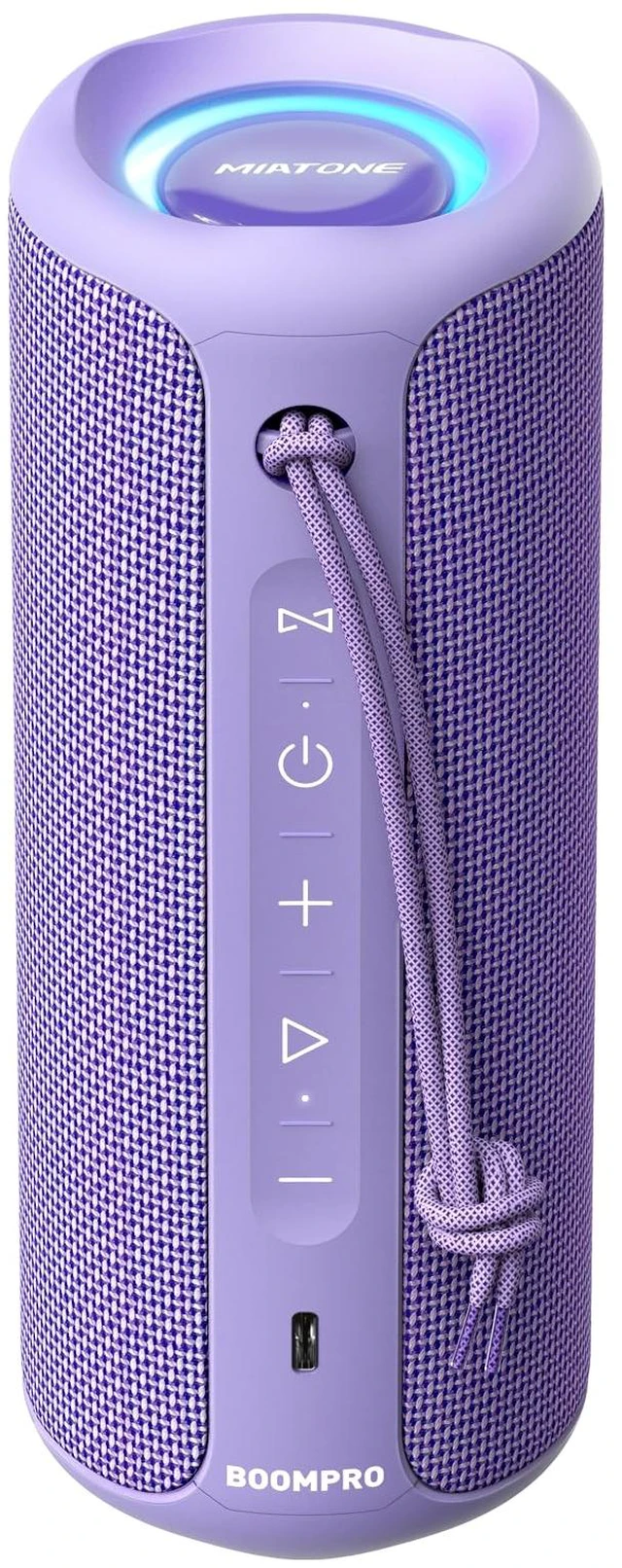 Main image of Boompro Bluetooth Speaker 36W Stereo Sound Bass Girl Woman Present - Purple Portable Speaker Bluetooth 5.3 Wireless USB Type C Outdoor and Travel, 5000mAh Up to 16H Playtime Indoor Home Party