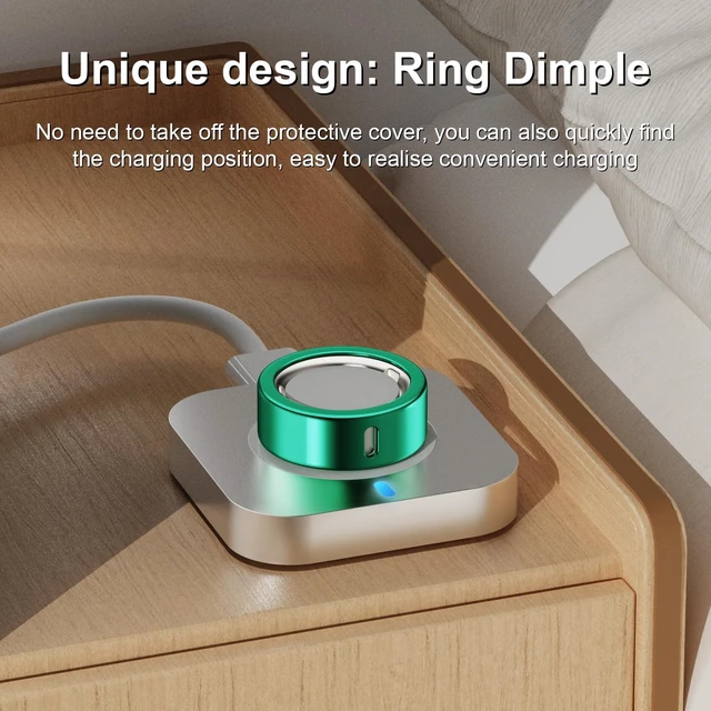 Alt view image 6 of 7 - 5 Pack Covers Compatible with Oura Ring 4/Oura Ring 3-Size 9 Anti-Scratch Protector TPU Case Accessories for Oura Ring Gen 4/Gen 3 Cover for Women Men, Support Charging with Cover on