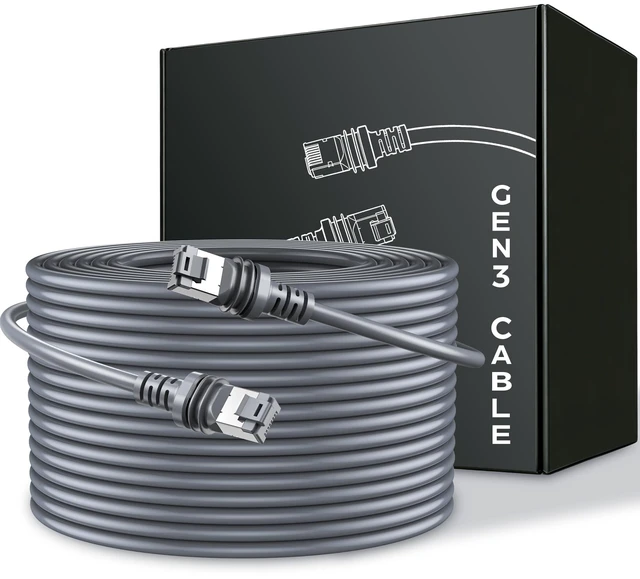 Main image of Starlink gen 3 Cable 200FT, Waterproof Satellite Replacement Standard V3 Cord, for Starlink Rectangular Satellite Gen 3 Cable Extension Accessories (200FT/60M)