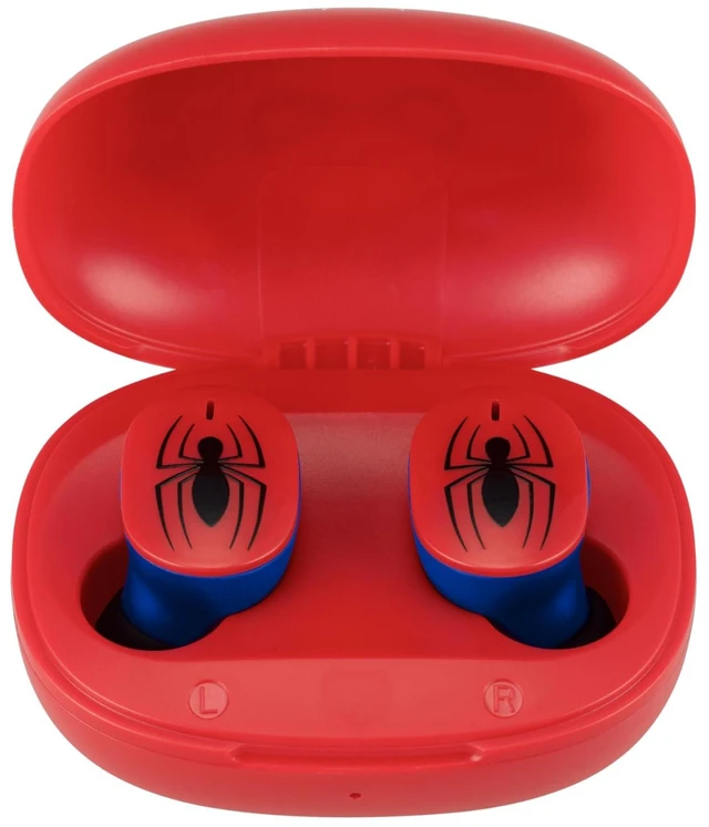 Main image of Spiderman Wireless Earbuds with Mic, Bluetooth Earbuds with Charging Case