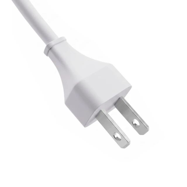 Alt view image 4 of 6 - for Mac mini(2010-2024) & Apple TV(1st-5th Gen) Power Cord by High Quality North America 2 Pin, 18 AWG x 2C, 125V 2.5A Power Cable. 6ft