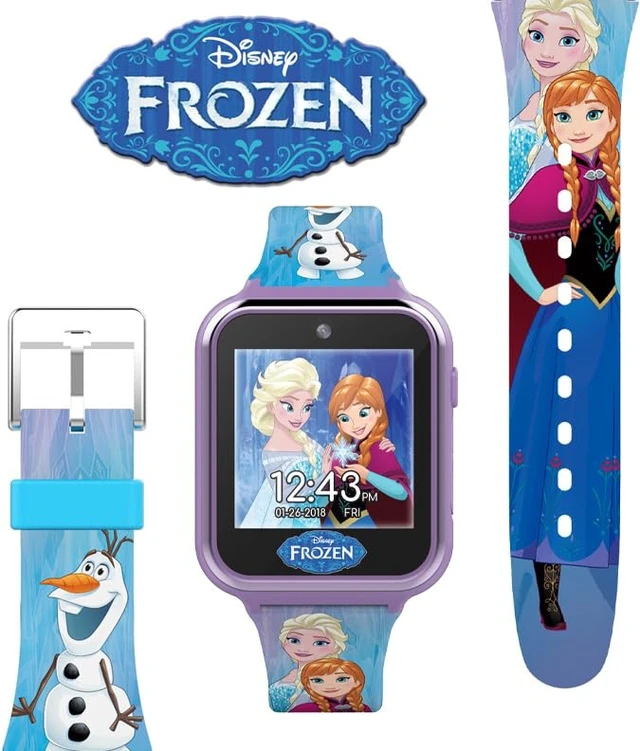 Alt view image 7 of 7 - Kids Disney Frozen Smart Watch with Camera for Kids and Toddlers - Interactive Smartwatch for Boys & Girls with Games, Voice Recorder, Calculator, Pedometer, Alarm, Stopwatch