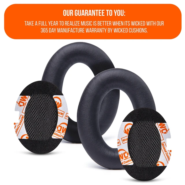 Alt view image 6 of 7 - PadZ QC15 - Replacement Ear Pads for Bose QuietComfort 15 Made by Wicked Cushions Also fits QC25, QC2, AE2, AE2i & AE2W. Supreme Comfort, Extra Durable PU Leather