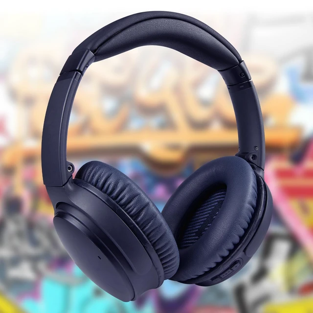 Alt view image 6 of 6 - Earpads for Bose QC35, QC35 ii, QC45 - Blue