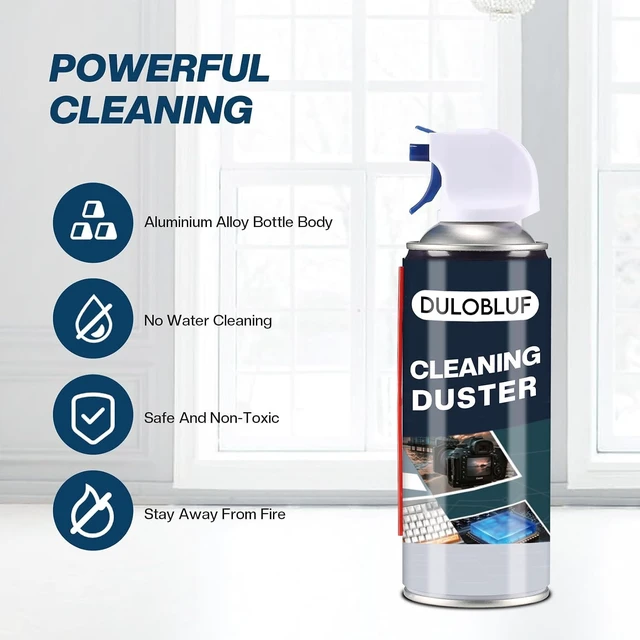 Alt view image 2 of 6 - Compressed Air Duster- Keyboard Cleaner for Laptop