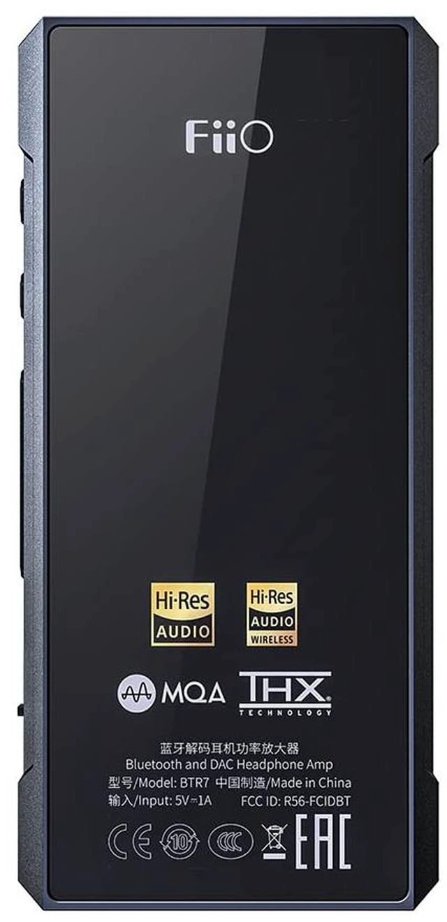 Alt view image 3 of 4 - BTR7 Headphone Amp Bluetooth Receiver High Resolution Portable DAC Supports MQA/LDAC/aptX HD 384K/32Bit DSD256 for Phone/PC/Car/Home Audio(Titanium)