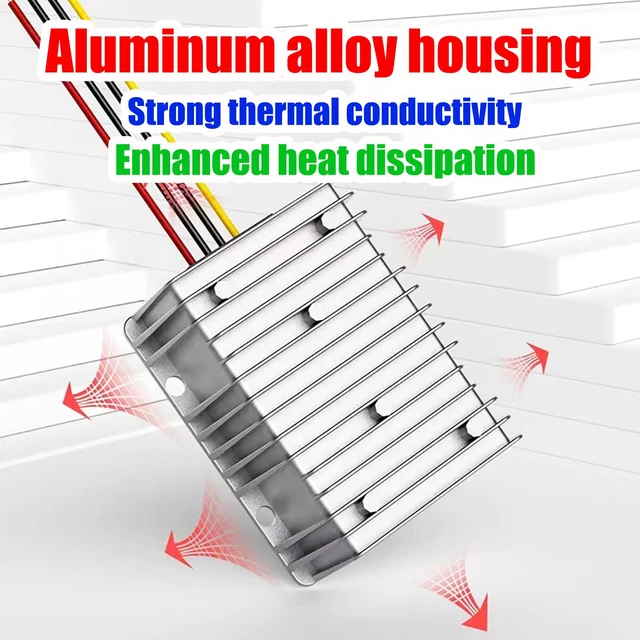 Alt view image 3 of 7 - DC 12V Step Up to 24V Boost Converter 20A 480W DC Voltage Regulator Power Converter Waterproof Module Transformer for Golf Cart Club Car