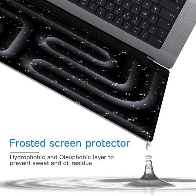 Alt view image 4 of 7 - 2 Pack Compatible with MacBook Pro 14 Inch Screen Protector (M5, M4, M3, M2, M1, Pro/Max), Anti Glare Scratch Matte Screen Protector for MBP 14.2''(2021-2025)