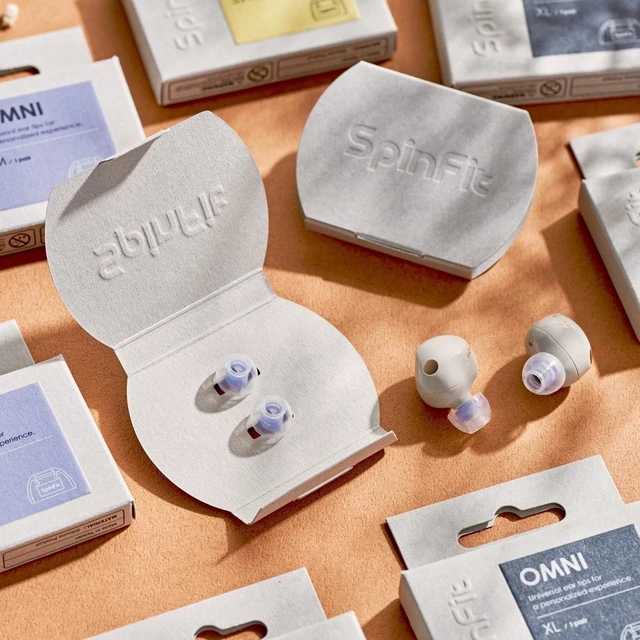 Alt view image 2 of 7 - Omni for True Wireless Earbuds & IEMs - MS - Patented Silicone Eartips for Replacement (1 Pair) (3.7 mm Nozzle Dia.)