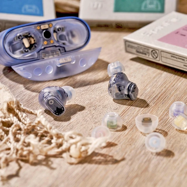 Alt view image 3 of 7 - Omni for True Wireless Earbuds & IEMs - MS - Patented Silicone Eartips for Replacement (1 Pair) (3.7 mm Nozzle Dia.)