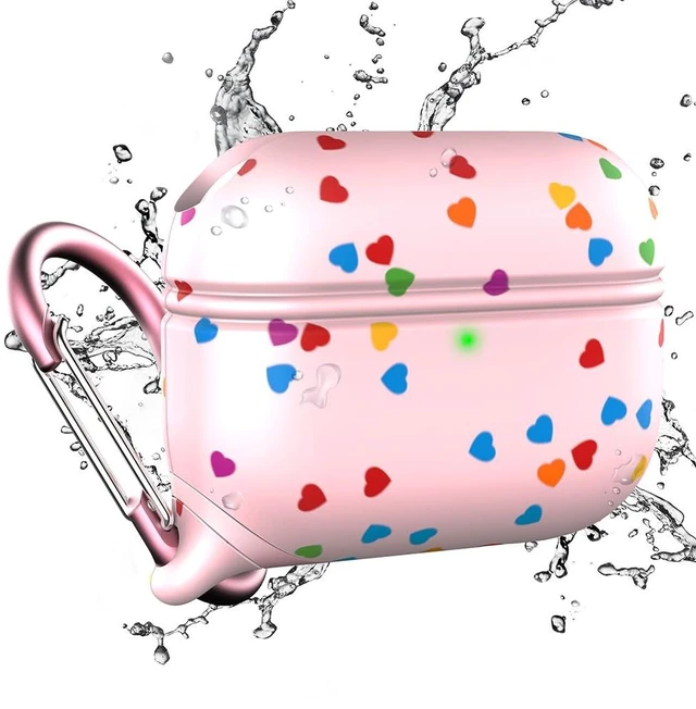 Main image of Waterproof Case for AirPods Pro 2nd Generation and AirPods Pro 1st Generation - Wireless and USB-C Charging Compatible, One Piece Design, High Drop Protection Case with Carabiner