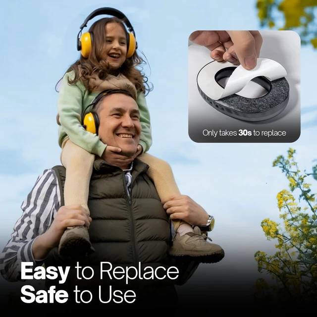 Alt view image 5 of 5 - Silicone Gel for 3M WorkTunes Ear Pads Headphones Connect Hearing Protection with Noise Cancelling Radio Ear Muffs AM/FM Bluetooth Headset Protective Earmuffs Shooting Ear Protection Mowing