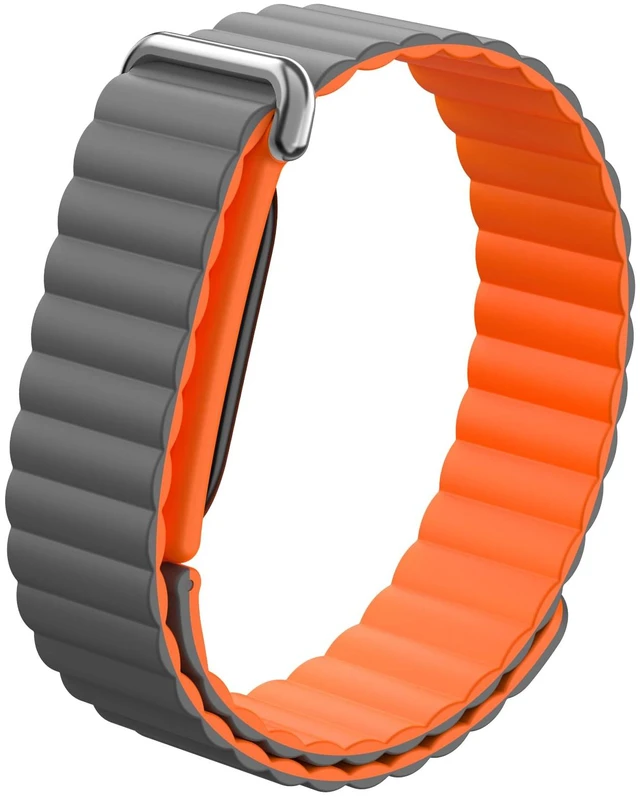 Main image of Magnetic Silicone Sport Band Compatible with Google Fitbit Air Soft Silicone Solo Loop, Strong Magnets, Auto Quick Lock, Adjustable Strap Replacement Wristband, Waterproof & Sweatproof