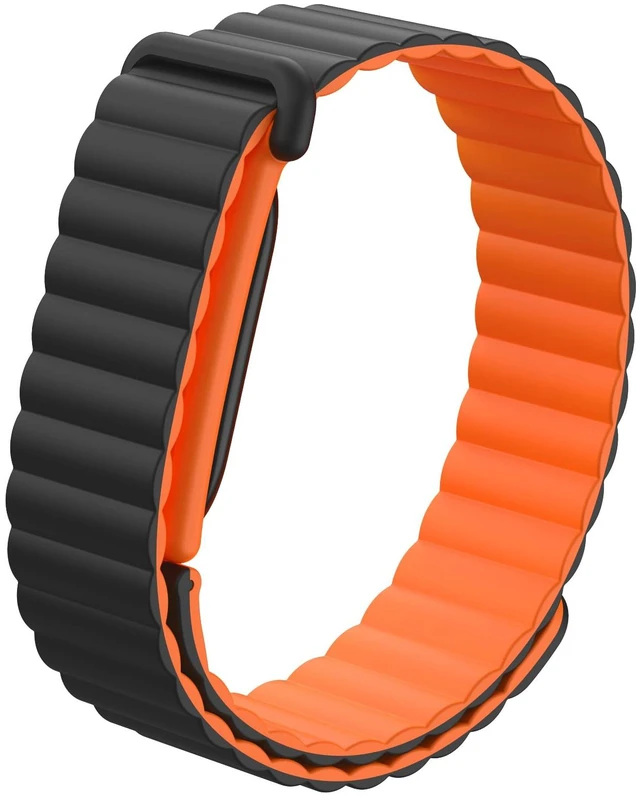 Main image of Magnetic Silicone Sport Band Compatible with Google Fitbit Air Soft Silicone Solo Loop, Strong Magnets, Auto Quick Lock, Adjustable Strap Replacement Wristband, Waterproof & Sweatproof