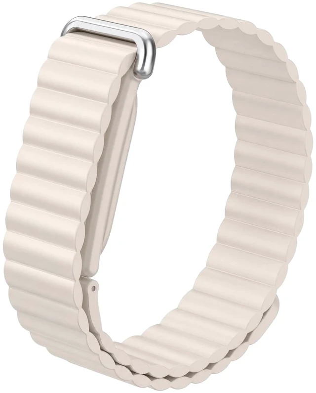 Main image of Magnetic Silicone Sport Band Compatible with Google Fitbit Air Soft Silicone Solo Loop, Strong Magnets, Auto Quick Lock, Adjustable Strap Replacement Wristband, Waterproof & Sweatproof