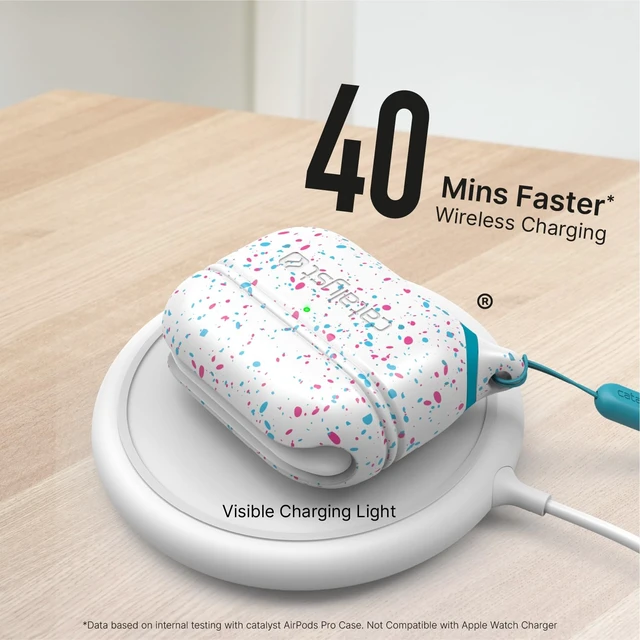 Alt view image 6 of 7 - Waterproof Case for AirPods Pro 2nd Generation and AirPods Pro 1st Generation - Wireless and USB-C Charging Compatible, One Piece Design, High Drop Protection Case with Lanyard