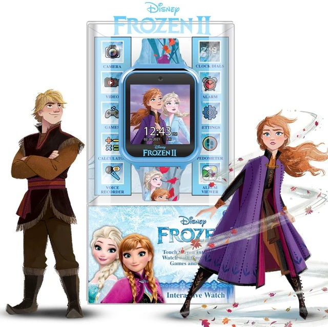 Alt view image 2 of 6 - Kids Disney Frozen Smart Watch with Camera for Kids and Toddlers - Interactive Smartwatch for Boys & Girls with Games, Voice Recorder, Calculator, Pedometer, Alarm, Stopwatch