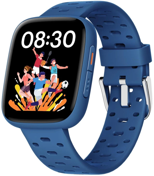 Main image of Kids Watch No Phone Needed, 1.8" Amoled Smart Fitness Watch Pedometer, Heart Rate, Sleep Tracker, 30m Waterproof, Step Counter, Games, 100+ Dials, Gifts for Boys Girls 5-16, Blue