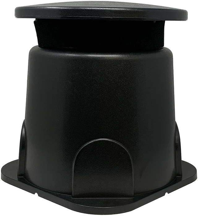 Main image of GS4-8" Outdoor Weather-Resistant Omnidirectional Dual Voice Coil (DVC) In-Ground Speaker Single/Black