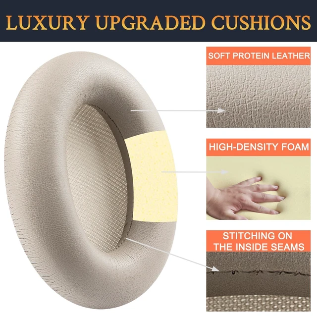 Alt view image 4 of 6 - Earpads for Sony WH-1000XM3 - Gold for WH1000XM3(XM3) Headphones