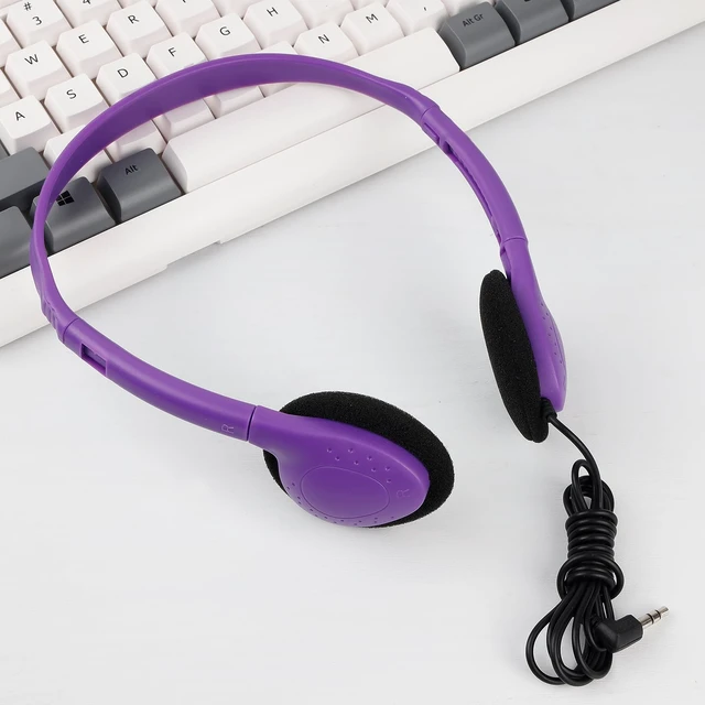 Alt view image 2 of 7 - Classroom Kids Headphones Bulk 30 Pack for School Students Children Teen Boys Girls,Wholesale Bulk Headphones for Classroom Earphones for On Line Learning 3.5mm Jack (10 Mix Colors)