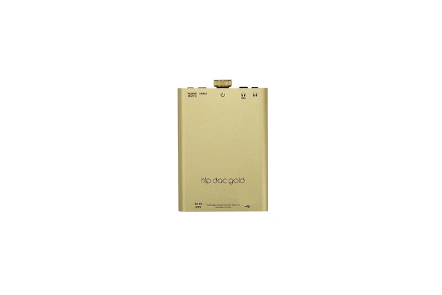 Alt view image 2 of 7 - Hip-dac2 Gold Edition - Portable Balanced DAC Headphone Ampler for Android, iPhone with USB Input Only/Outputs: 3.5mm Unbalanced / 4.4mm Balanced MQA Decoder