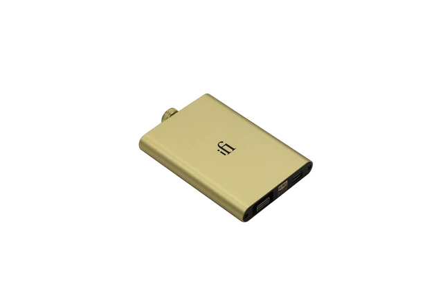 Alt view image 3 of 7 - Hip-dac2 Gold Edition - Portable Balanced DAC Headphone Ampler for Android, iPhone with USB Input Only/Outputs: 3.5mm Unbalanced / 4.4mm Balanced MQA Decoder