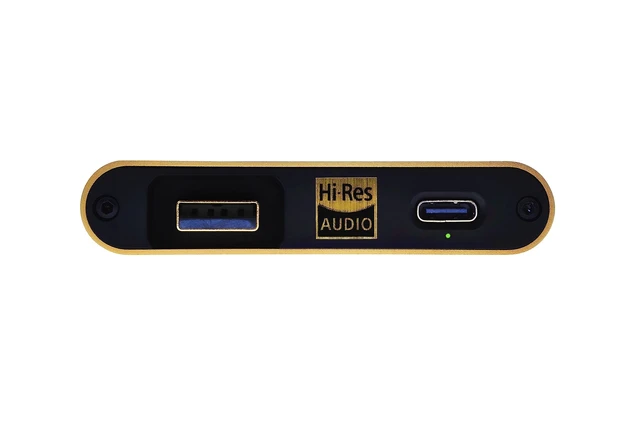Alt view image 5 of 7 - Hip-dac2 Gold Edition - Portable Balanced DAC Headphone Ampler for Android, iPhone with USB Input Only/Outputs: 3.5mm Unbalanced / 4.4mm Balanced MQA Decoder