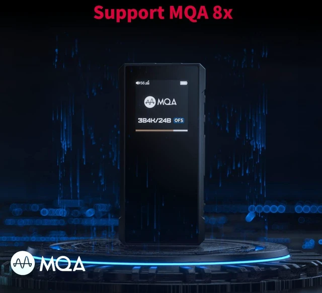 Alt view image 3 of 7 - BTR7 Headphone Amp Bluetooth Receiver High Resolution Portable DAC Supports MQA/LDAC/aptX HD 384K/32Bit DSD256 for Phone/PC/Car/Home Audio