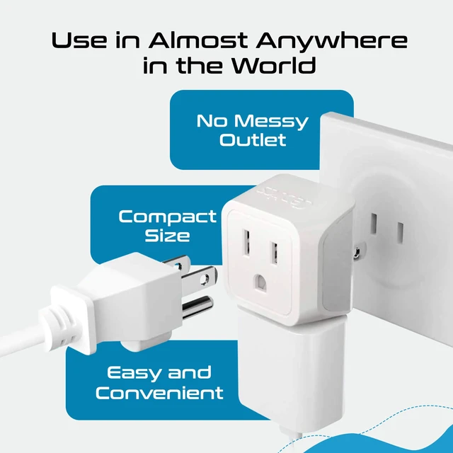 Alt view image 4 of 7 - World Travel Adapter Set - 2 in 1 USA to Europe, Asia, Africa, India, Japan, Australia, Brazil, China, Israel and more - 11 Pack - Safe Grounded - Works with Cell phones, Laptops, Chargers