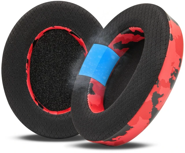 Main image of Freeze HD6XX - Cooling Gel Earpads for Sennheiser HD6XX, HD58X & HD600 Made by Wicked Cushions Also fits HD650, HD660S, HD660S2, HD580 & HD565. Extra Comfortable & Cool Red Camo