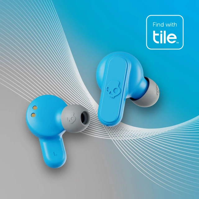 Alt view image 3 of 7 - Dime 2 Wireless In-Ear Bluetooth Earbuds - Light Grey/Blue Bluetooth, Noise Isolating Fit, 12 Hours Battery, Microphone for iPhone Android, Easy Carry with Integrated Lanyard