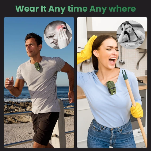Alt view image 5 of 7 - Wearable Bluetooth Speaker with RGB/Flashlight Clip On Speaker,Waterproof Shower Speake-Built-in Noise Reduction Mic for Hands-Free Music/Calls-for Work/Riding/Golf/Outdoor(Green)