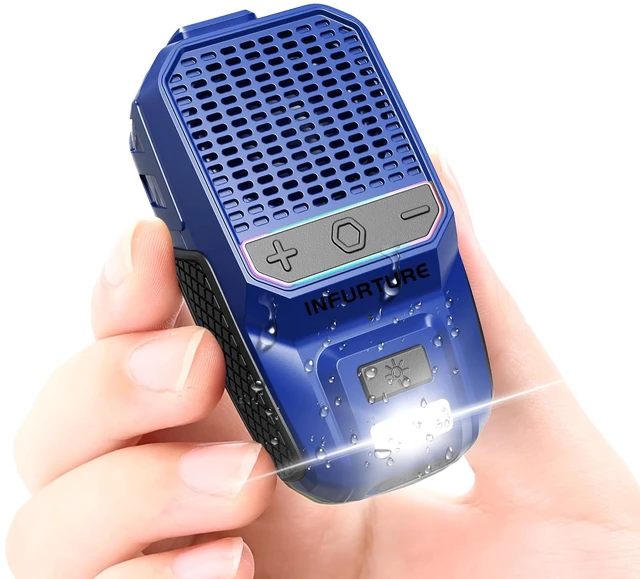 Main image of Clip on Speaker Wearable Bluetooth Speaker with RGB/Flashlight Shower Speake Built-in Noise Reduction Mic, Bathroom Speakers for Hands-Free Music/Calls-for Work/Riding/Outdoor, Ideal Gifts