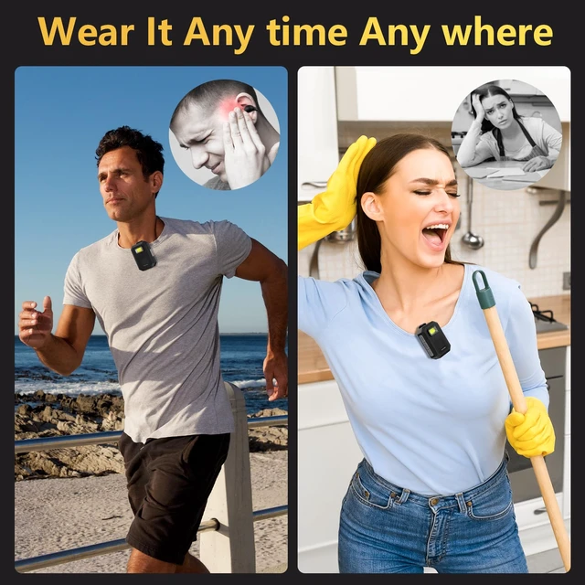 Alt view image 6 of 7 - Wearable Bluetooth Speakers Waterproof Clip On Mini Speaker Jobsite-Black IP67,10 Hour Battery,LED light,Built-in Mic,Portable Bluetooth Speaker for Music/Runng/Work/Warehouse/Garden/Cycling-Men Gift