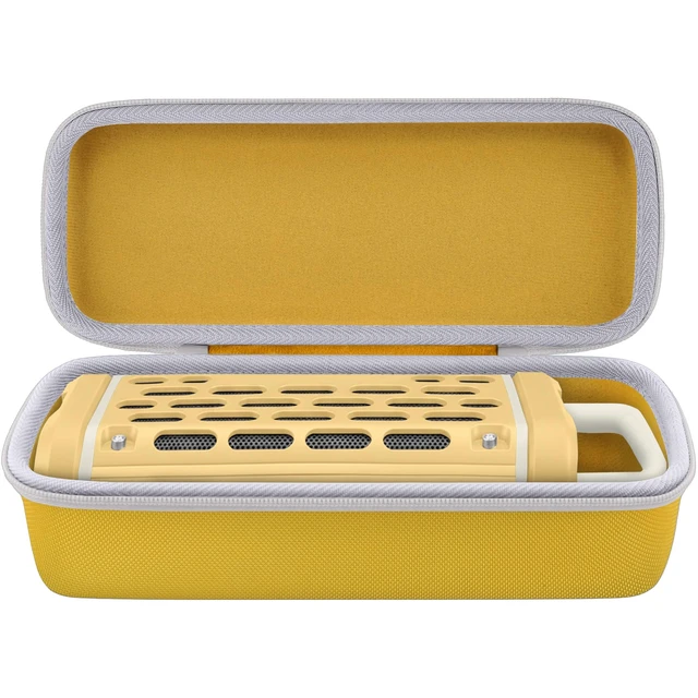 Alt view image 4 of 7 - for Turtlebox Ranger Speaker Hard Carrying Travel Case, Yellow Precision-Molded Interior, Padded Scratch-Resistant Lining, Organized Storage Compartment, Shock Protection
