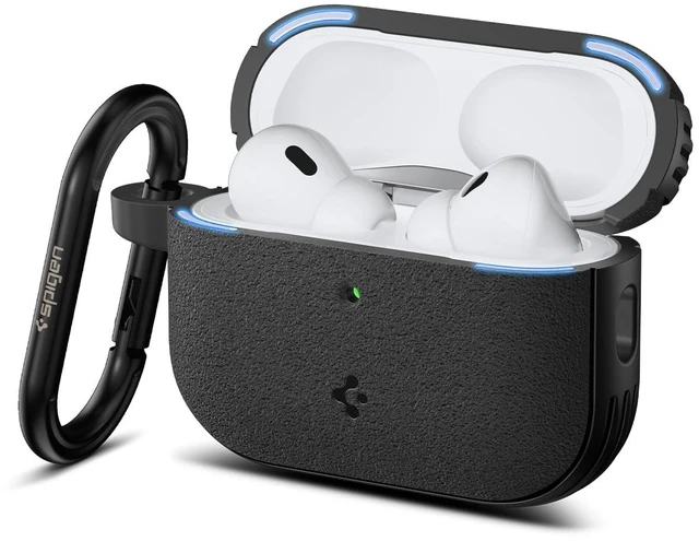 Main image of Vault Case Designed for AirPods Pro 3 Case (2025) Secure Magnetic Lock, Military-Grade Drop Protection, Carabiner Included - Matte Black