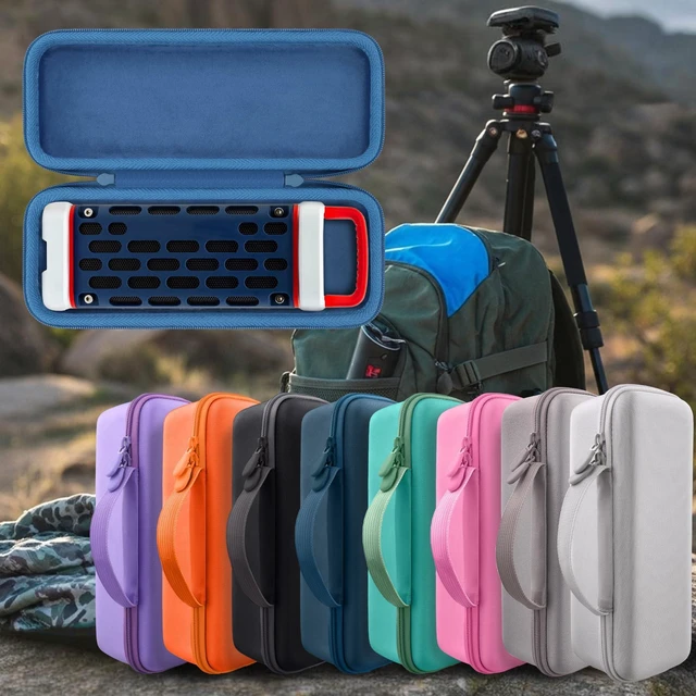 Alt view image 7 of 7 - for Turtlebox Ranger Speaker Hard Carrying Travel Case, Dark Blue Precision-Molded Interior, Padded Scratch-Resistant Lining, Organized Storage Compartment, Shock Protection