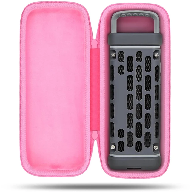 Main image of for Turtlebox Ranger Speaker Hard Carrying Travel Case, Pink Precision-Molded Interior, Padded Scratch-Resistant Lining, Organized Storage Compartment, Shock Protection