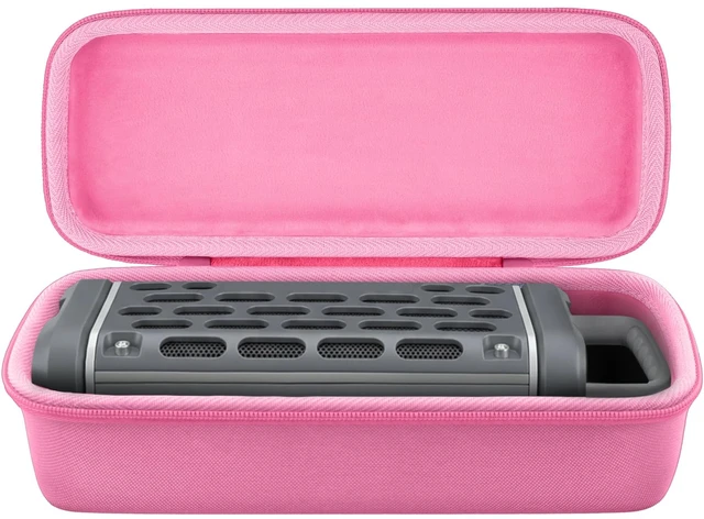 Alt view image 4 of 7 - for Turtlebox Ranger Speaker Hard Carrying Travel Case, Pink Precision-Molded Interior, Padded Scratch-Resistant Lining, Organized Storage Compartment, Shock Protection