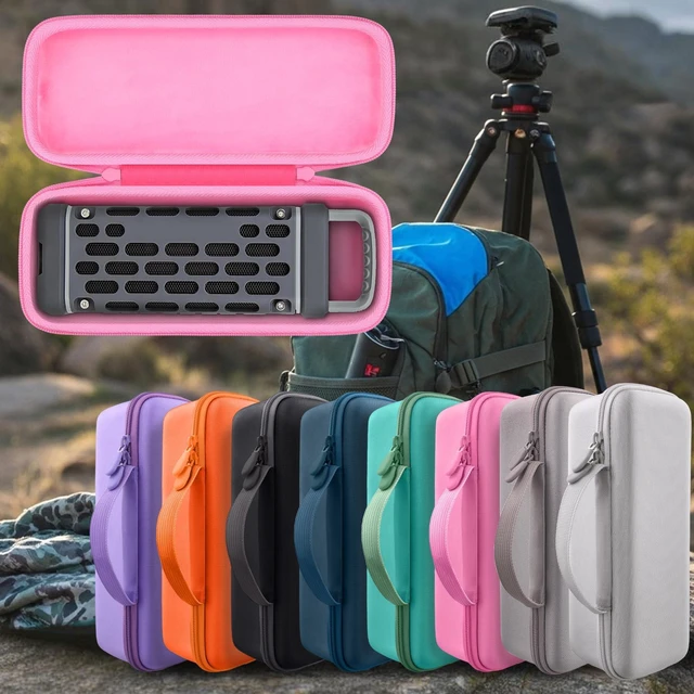 Alt view image 7 of 7 - for Turtlebox Ranger Speaker Hard Carrying Travel Case, Pink Precision-Molded Interior, Padded Scratch-Resistant Lining, Organized Storage Compartment, Shock Protection