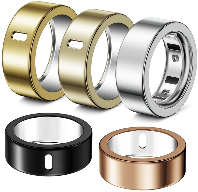Main image of 5 Pack Covers Compatible with Oura Ring 4/Oura Ring 3-Size 10 Anti-Scratch Protector TPU Case Accessories for Oura Ring Gen 4/Gen 3 Cover for Women Men, Support Charging with Cover on