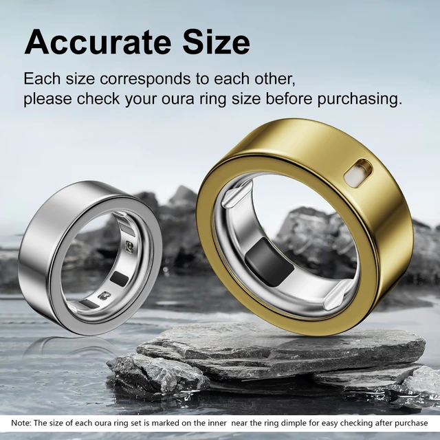 Alt view image 2 of 7 - 5 Pack Covers Compatible with Oura Ring 4/Oura Ring 3-Size 10 Anti-Scratch Protector TPU Case Accessories for Oura Ring Gen 4/Gen 3 Cover for Women Men, Support Charging with Cover on