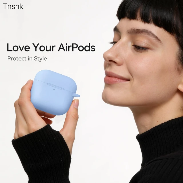Alt view image 4 of 6 - for AirPods 4 Case with Magnetic Cover, Silicone AirPod 4 Case Cover Compatible with Apple Airpods 4th Gen 2024, Shockproof Protective Cases for Women Girly with Cleaner Kit and Keychain