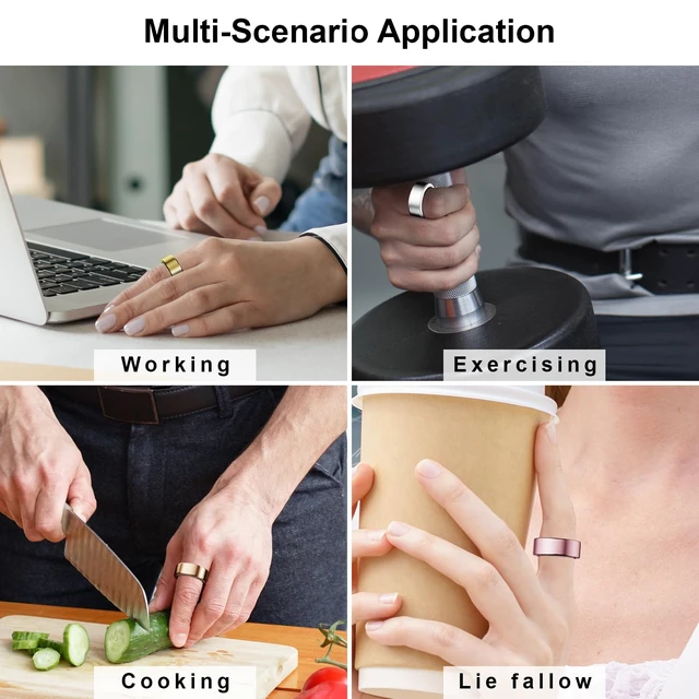 Alt view image 7 of 7 - 5 Pack Covers Compatible with Oura Ring 4/Oura Ring 3-Size 10 Anti-Scratch Protector TPU Case Accessories for Oura Ring Gen 4/Gen 3 Cover for Women Men, Support Charging with Cover on