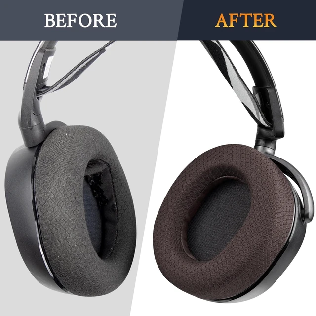 Alt view image 6 of 7 - Earpads for SteelSeries Arctis 7/9/5/3/1 (Not Fit Nova) - Coffee Also for Arctis 7/7+/7P/7X, Arctis Pro, Arctis 9/9X, Arctis 5/3/1, Arctis Prime - Ear Pads Cushions Replacement